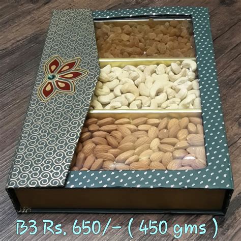 dry fruit gift box empty